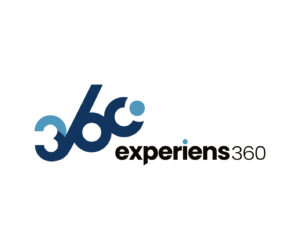 Logo de l'entreprise Experiens 360 bleu noir